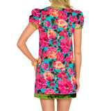 Louisa Mini Dress - Vintage Roses