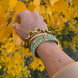 Mesa Gold Chain Link Bracelet