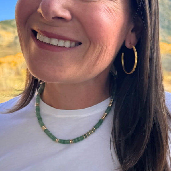 Mojave Snake Stone Beaded Necklace