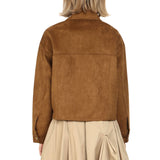Multi-Embellished Suede Jacket