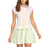 Multi Stripe Poplin Shirt Mini Dress
