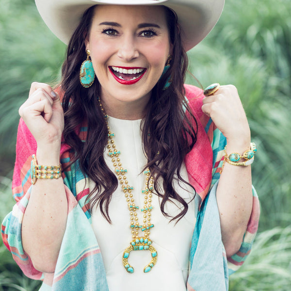 Southwestern Squash Blossom Necklace