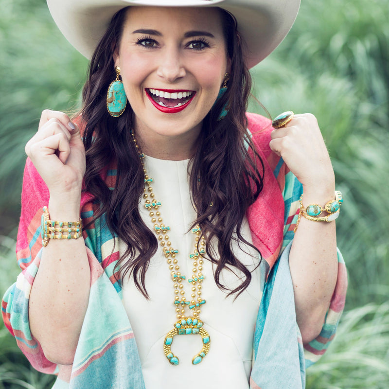 Southwestern Squash Blossom Necklace