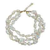Tidal Baroque Pearl Layered Necklace
