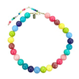 Choose Joy Stone Beaded Necklace