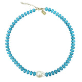Calm Seas Stone Beaded Necklace