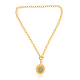 Meet Me in Mykonos Toggle Necklace - Turquoise