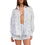 Nicole Button Up Top