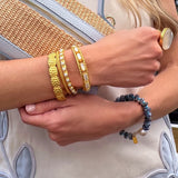 Old Glory Baroque Pearl Beaded Bracelet