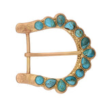 On the Ranch Turquoise Belt Buckle