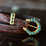 On the Ranch Turquoise Belt Buckle