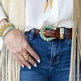 On the Ranch Turquoise Belt Buckle