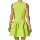 Peplum Sleeveless Knit Dress