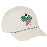 Pickleball Pad Ball Ribbon Embroidery Trucker Hat