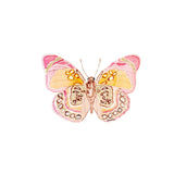 Pink and Green Butterfly Acrylic Art Block - Large
