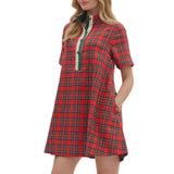 Plaid Mini Dress