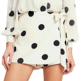Polka Dot Woven Skort