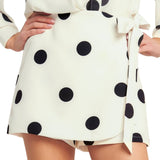 Polka Dot Woven Skort
