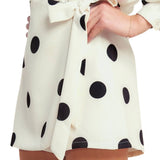 Polka Dot Woven Skort