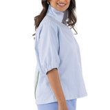 Poppy Top - Grapemist Stripe