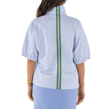 Poppy Top - Grapemist Stripe