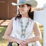 Prairie Squash Blossom Necklace
