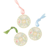 Rose Medallion Nativity Ornament