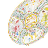 Rose Medallion Nativity Porcelain Plate