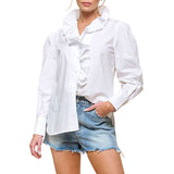 Ruffle Long Sleeve Top