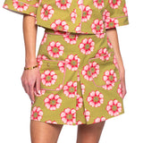 Sage Floral Skirt