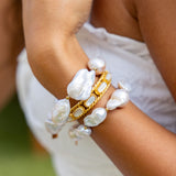 Saltwater Baroque Pearl Bracelet