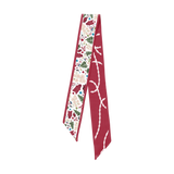 Saturday Silks -  Arkansas Razorbacks Skinny Scarf
