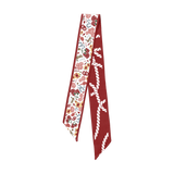 Saturday Silks - Oklahoma Sooners Skinny Scarf