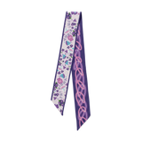 Saturday Silks - Tri Sigma Skinny Scarf