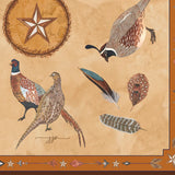 Upland Birds Scarf - Tan Tea