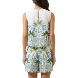 Senara Floral Levie Wrap Mini Skort