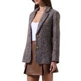 Serah Margaret Tweed Oversized Blazer