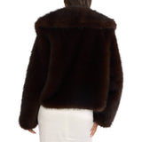 Shawl Faux Fur Jacket