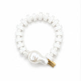 Shining Sea Baroque Pearl Beaded Bracelet