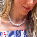 Shining Sea Baroque Pearl Beaded Necklace