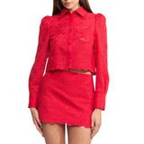 Sky Lace Shirt Top