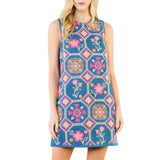 Sleeveless Embroidery Detail Dress