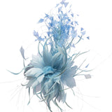 Small Base With Variety Feather On Top Fascinator