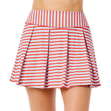 Smooth Sport 14IN Pleated Racquet Skort - Ruby Hatch