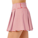Smooth Sport 14IN Pleated Racquet Skort - Ruby Hatch