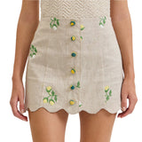 Willow Embroidered Skirt