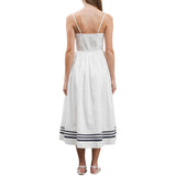 Spaghetti Strap Smocked Midi Dress