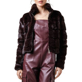 Statement Collared Faux Fur Jacket