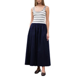 Striped Top Midi Dress