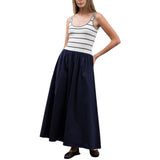 Striped Top Midi Dress